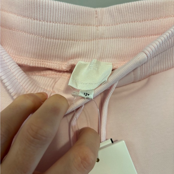 Givenchy Kids' 4G Logo Fleece Joggers in Marshmallow size 12 plus - Picture 11 of 12